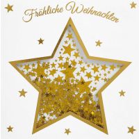 Weihnachten Quadratische Glückwunschkarte mit...