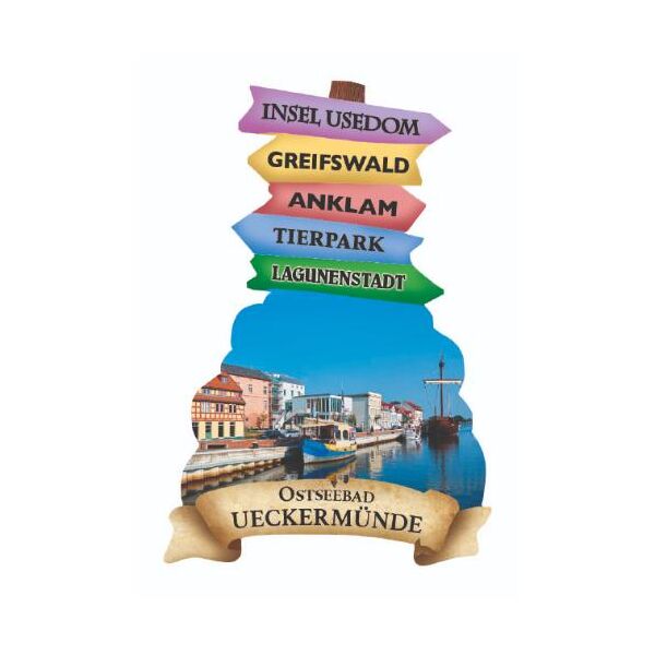 Ueckermünde Wegweiser Magnete Motive UCKD-1