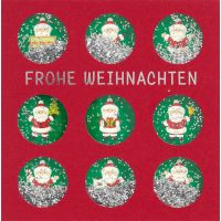 Weihnachten Quadratische Glückwunschkarte mit...