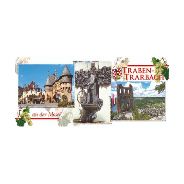 Traben-Trarbach Kühlschrankmagnet XL an der Mosel 3 Fotos Art.Nr. MAG-XP-MOS-001 im Katalog