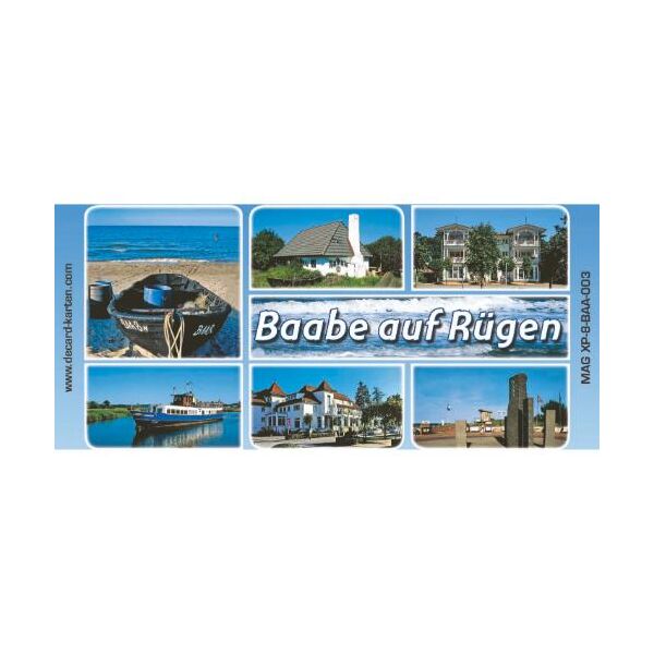 Baabe auf Rügen Kühlschrankmagnete XL Motive BAA-3