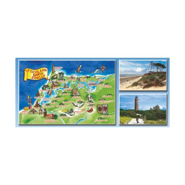Fischland-Darß-Zingst Kühlschrankmagnete XL Motive FDZ-04