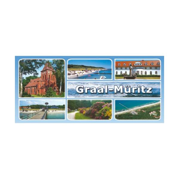 Graal-Müritz Kühlschrankmagnete XL Motive GMU-04