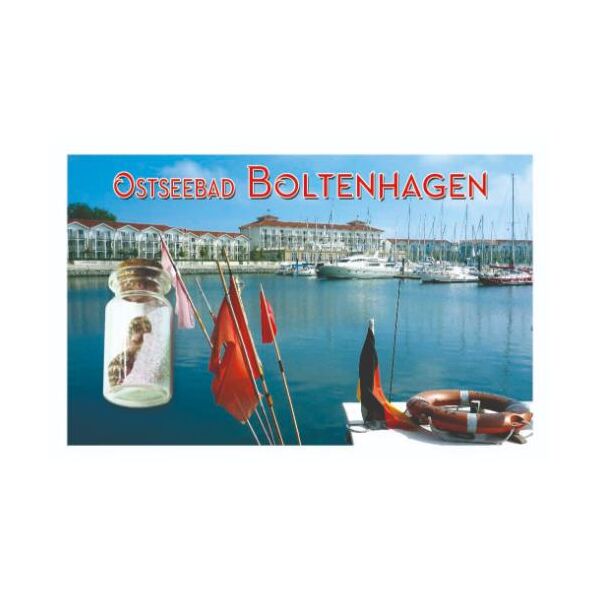 Boltenhagen Kleine Flasche Magnete Motive BOL1