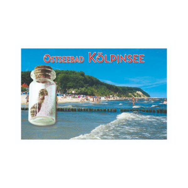 Kölpinsee auf Usedom Kleine Flasche Magnete Motive KOL1