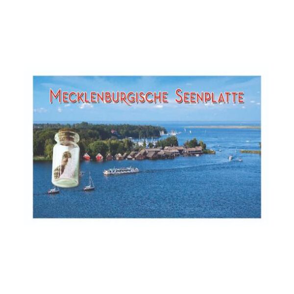 Mecklenburgische Seenplatte Kleine Flasche Magnete Motive SEE1