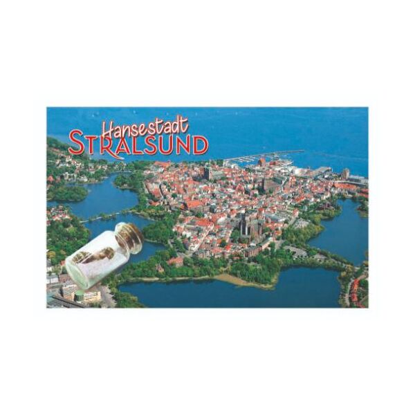 Stralsund Kleine Flasche Magnete Motive STR1