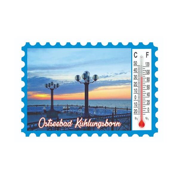 Kühlungsborn Magnete mit Thermometer Motive KUH-1