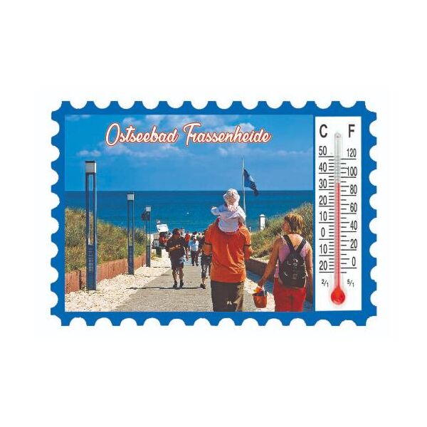 Trassenheide Magnete mit Thermometer Ostseebad Motive TRA-1