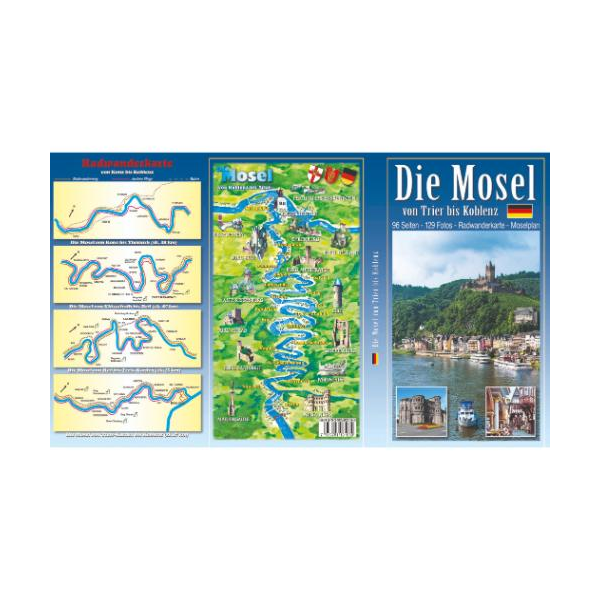 neu 2027 Mosel deutsch Mosellauf Broschüre Prospekt Reiseführer Mosellauf deutsch