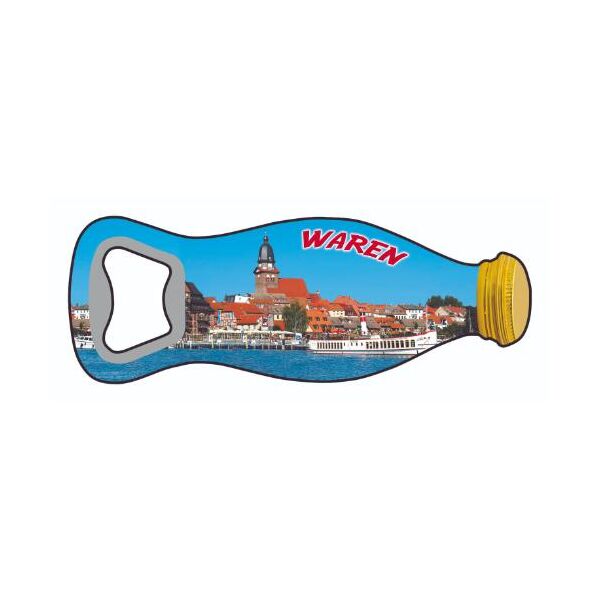 Waren Magnetischer Kronen-Flaschenöffner Motive WAR-1