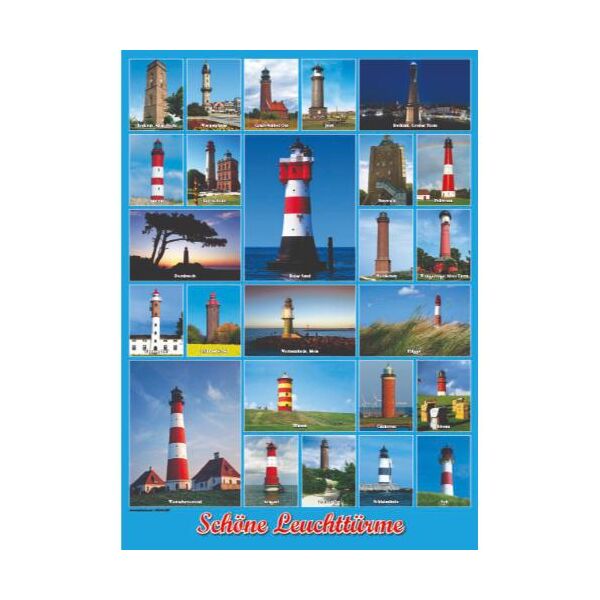 Leuchttürme Poster 50x70 Motive 041-LEU