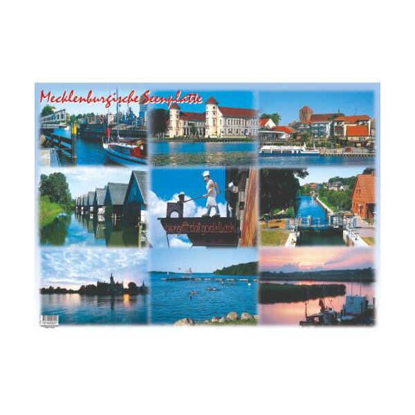 Mecklenburgische Seenplatte Tischset Motive 038-MECK