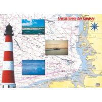 Leuchttürme Nordsee Tischset Motive 058-NLE