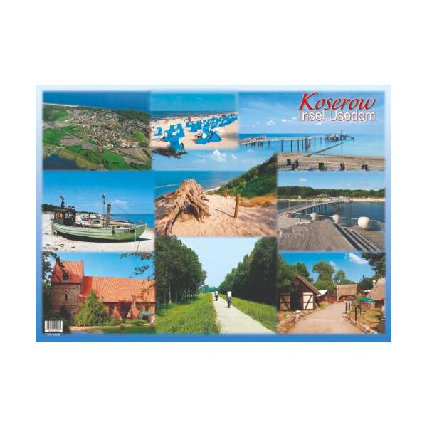 Koserow auf Usedom Tischset Motive 074-KOS-N