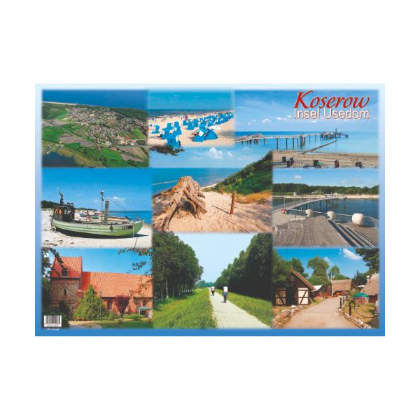 Koserow auf Usedom Tischset Motive 074-KOS-N