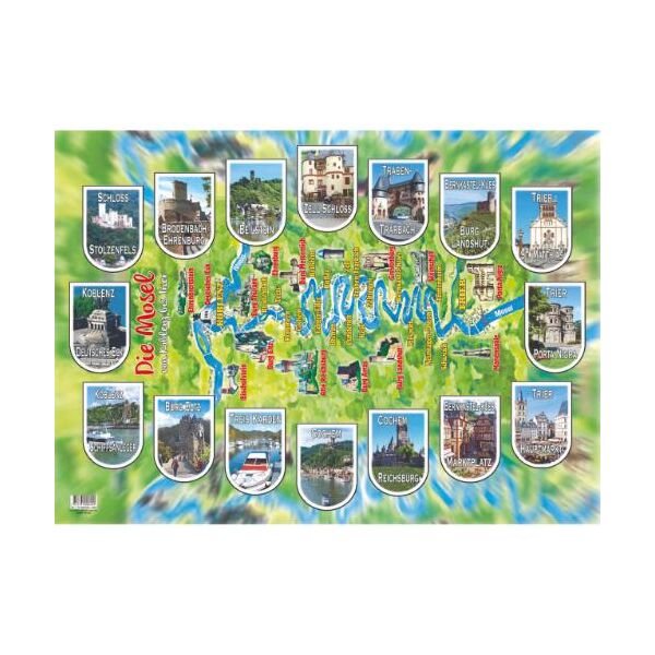 Mosel Tischset Motive 006