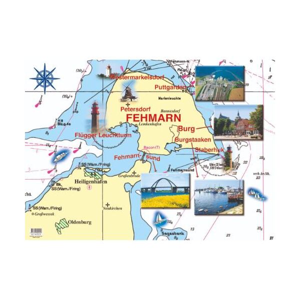 Insel Fehmarn Tischset Motive 176-FEH-N