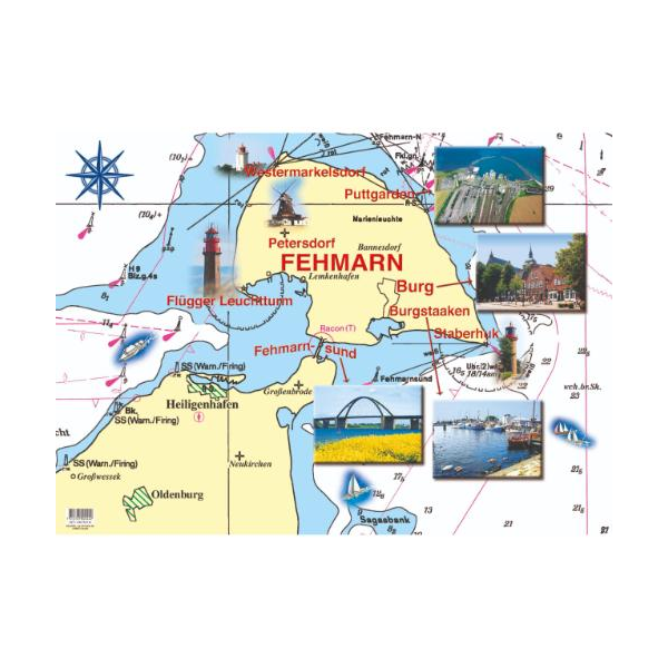 Insel Fehmarn Tischset Motive 176-FEH-N