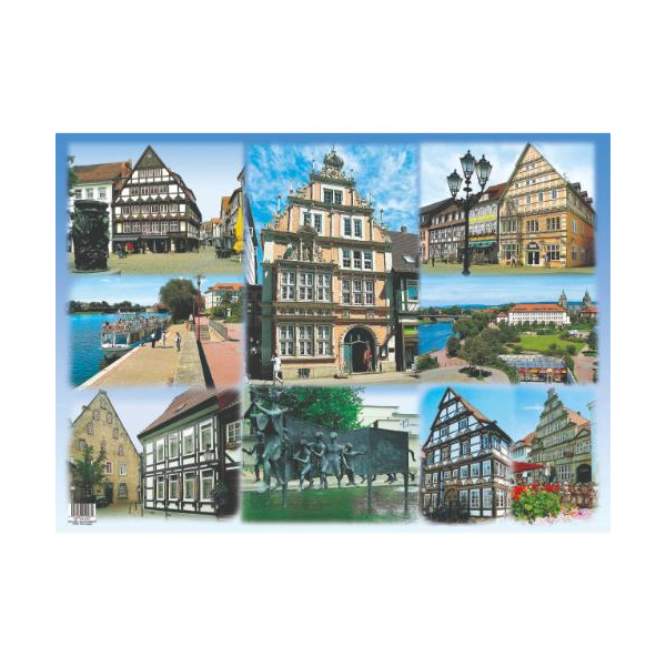 neu 2027 Hameln Tischset Unterlage Rattenfängerstadt