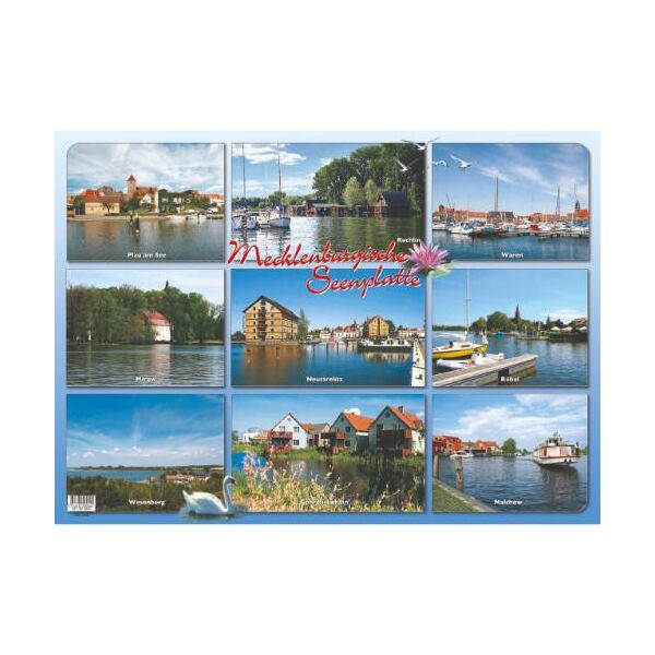 Mecklenburgische Seenplatte Tischset Motive 257-MEC