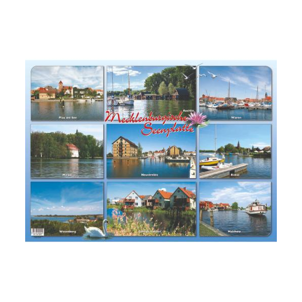 Mecklenburgische Seenplatte Tischset Motive 257-MEC