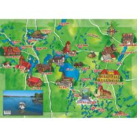 Mecklenburgische Seenplatte Tischset Motive 545-MEC