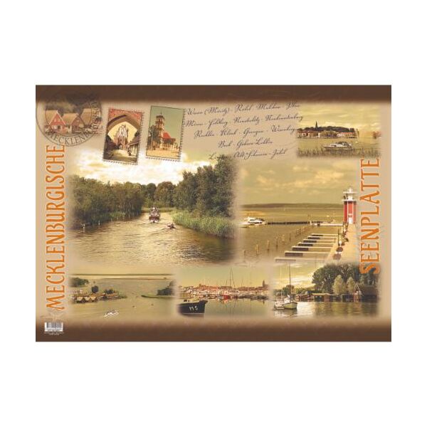 Mecklenburgische Seenplatte Tischset Motive 597-MEC