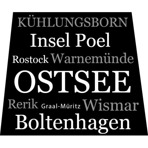 Tasche Ostsee Shoppertasche Strandtasche Ostseeorte Kühlungsborn Poel Rerik Boltenhagen uvm.