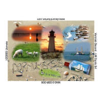 Dornumersiel Ostfriesland Kühlschrankmagnete Motiv 006