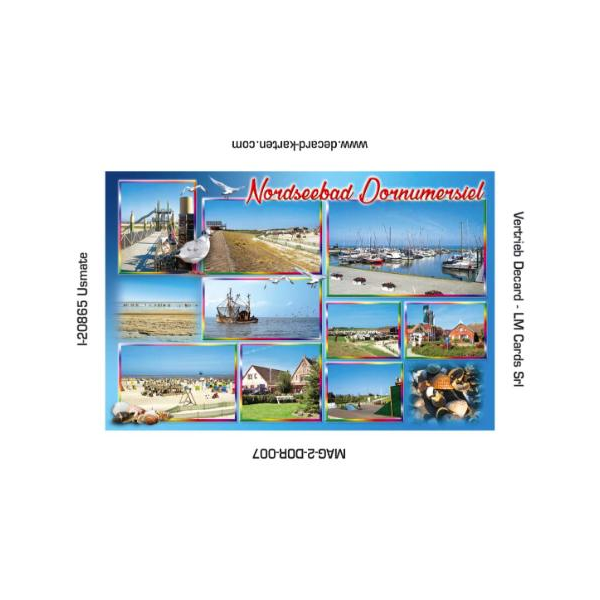 Dornumersiel Ostfriesland Kühlschrankmagnete Motiv 007
