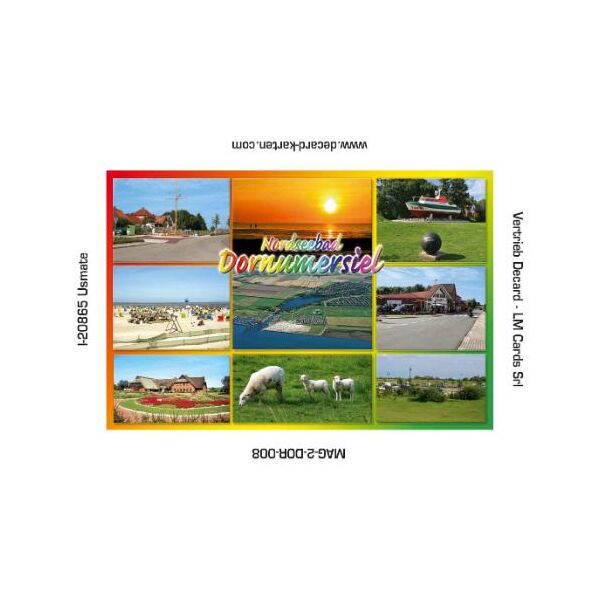 Dornumersiel Ostfriesland Kühlschrankmagnete Motiv 008