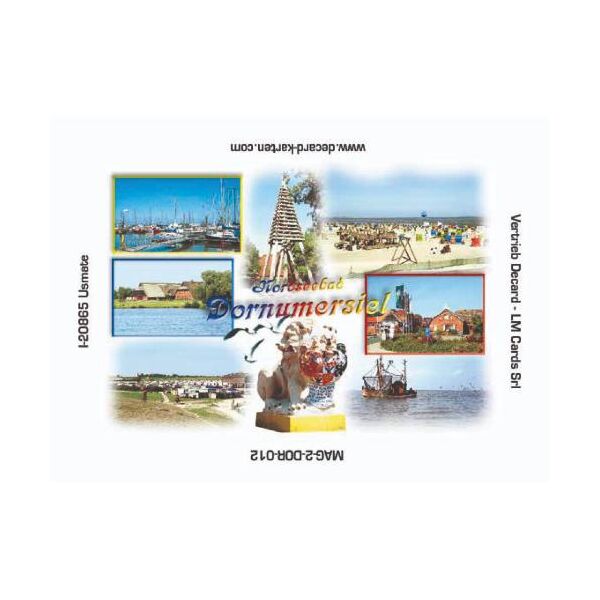 Dornumersiel Ostfriesland Kühlschrankmagnete Motiv 012