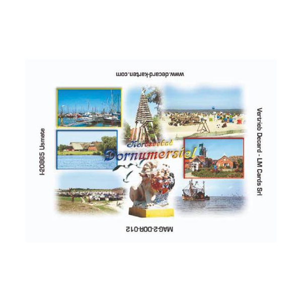 Dornumersiel Ostfriesland Kühlschrankmagnete Motiv 012