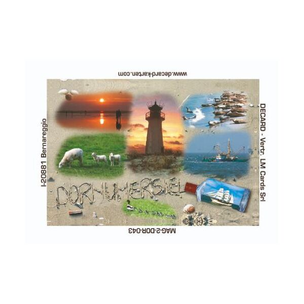 Dornumersiel Ostfriesland Kühlschrankmagnete Motiv 043
