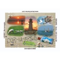Dornumersiel Ostfriesland Kühlschrankmagnete Motiv 043