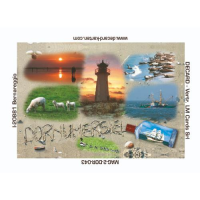 Dornumersiel Ostfriesland Kühlschrankmagnete Motiv 043