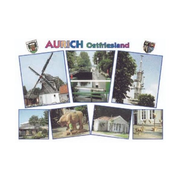 Aurich - Ostfriesland Postkarten Ansichtskarten Motiv  001