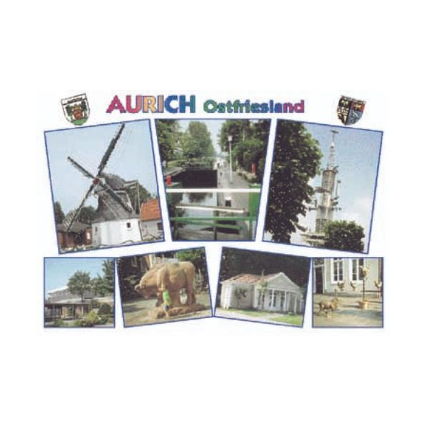 Aurich - Ostfriesland Postkarten Ansichtskarten Motiv  001