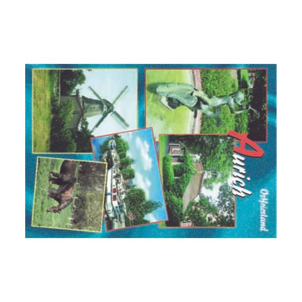 Aurich - Ostfriesland Postkarten Ansichtskarten Motiv  009