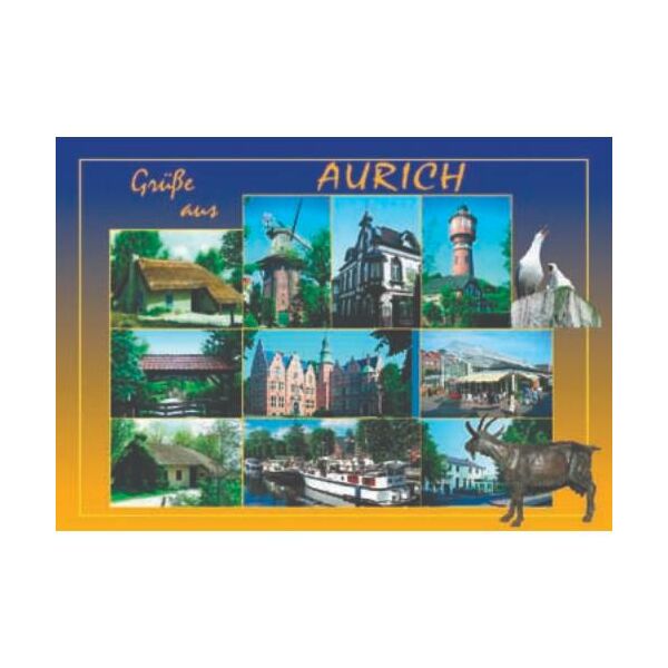 Aurich - Ostfriesland Postkarten Ansichtskarten Motiv  016