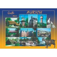 Aurich - Ostfriesland Postkarten Ansichtskarten Motiv  016