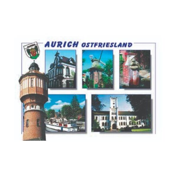 Aurich - Ostfriesland Postkarten Ansichtskarten Motiv  017