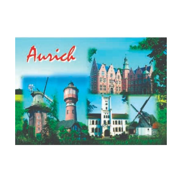 Aurich - Ostfriesland Postkarten Ansichtskarten Motiv  018