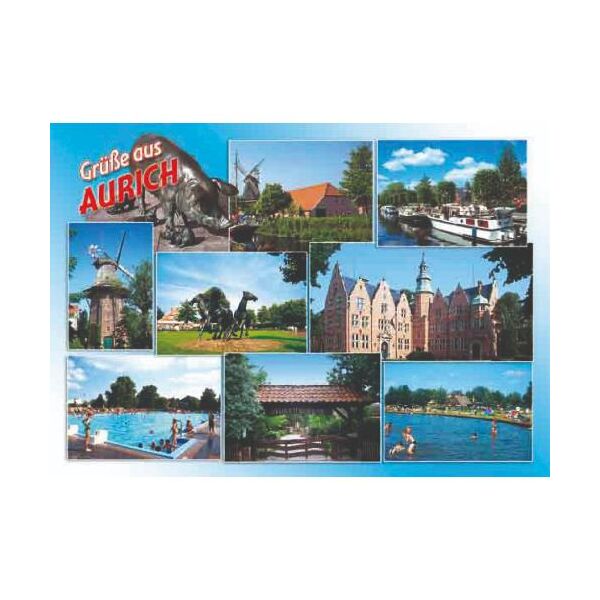 Aurich - Ostfriesland Postkarten Ansichtskarten Motiv  036