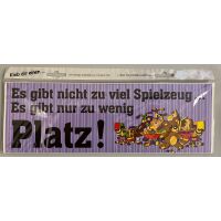 Aufkleber Kleb dir einen Es gibt nicht zu viel...