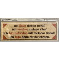 Aufkleber Kleb dir einen Ich LIEBE diesen Beruf. Ich...