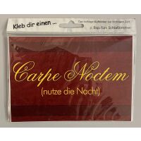 Aufkleber Kleb dir einen Carpe Noctem (nutze die Nacht)