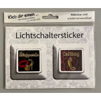 Aufkleber Kleb dir einen Lichtschaltersticker