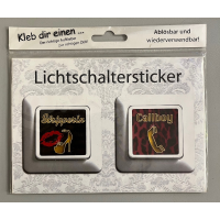 Aufkleber Kleb dir einen Lichtschaltersticker